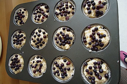 Mile high Blueberry Muffins 128