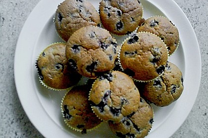 Mile high Blueberry Muffins 136