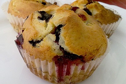 Mile high Blueberry Muffins 19