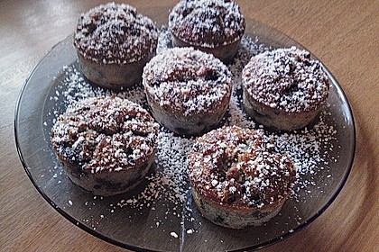 Mile high Blueberry Muffins 129