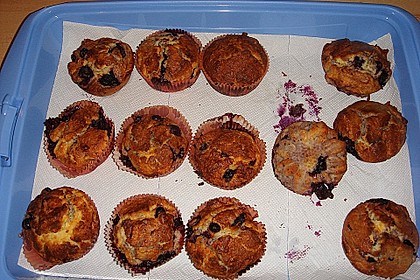 Mile high Blueberry Muffins 162