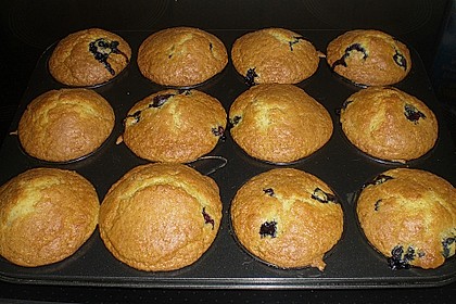 Mile high Blueberry Muffins 65