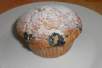 Mile high Blueberry Muffins 85