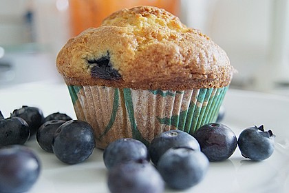 Mile high Blueberry Muffins 8