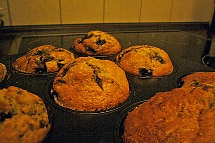 Mile high Blueberry Muffins 165