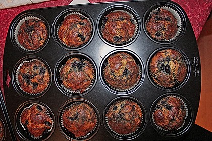 Mile high Blueberry Muffins 142