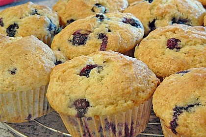Mile high Blueberry Muffins 60