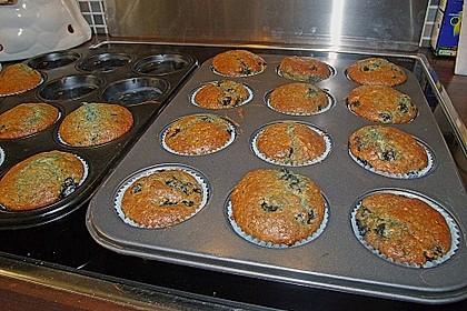 Mile high Blueberry Muffins 119
