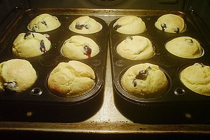 Mile high Blueberry Muffins 155
