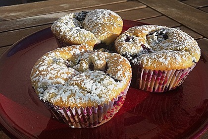 Mile high Blueberry Muffins 41
