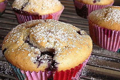 Mile high Blueberry Muffins 6