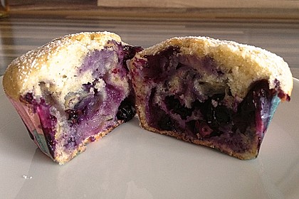 Mile high Blueberry Muffins 75