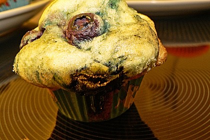 Mile high Blueberry Muffins 117