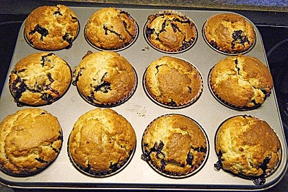 Mile high Blueberry Muffins 95