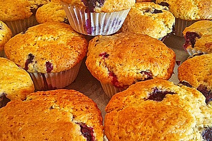 Mile high Blueberry Muffins 47