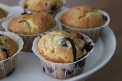 Mile high Blueberry Muffins 5