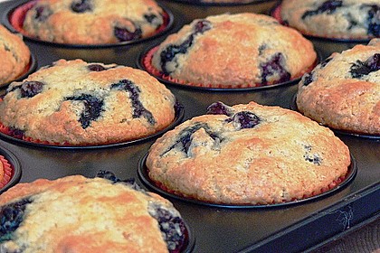 Mile high Blueberry Muffins 64