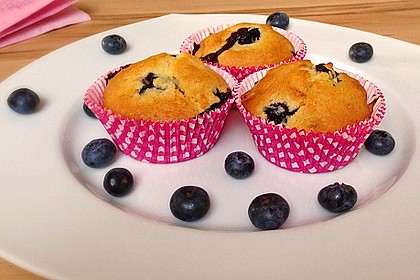 Mile high Blueberry Muffins 4
