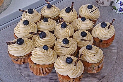 Mile high Blueberry Muffins 7