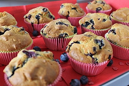 Mile high Blueberry Muffins 10