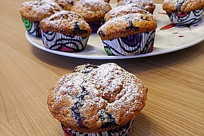Mile high Blueberry Muffins 32