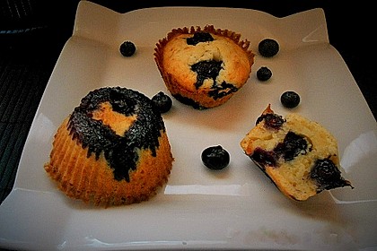 Mile high Blueberry Muffins 29
