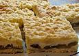 Reineclauden - K&auml;sekuchen mit Mandelstreuseln