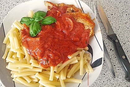 Tomatige Putenschnitzel