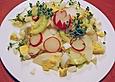 Rettich - Radieschen - Salat mit Senf - Dressing