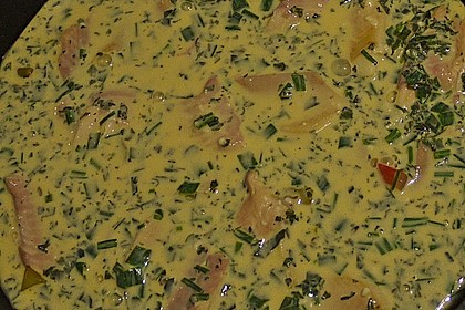Kartoffel - Omelette mit ger&auml;ucherter Forelle 1