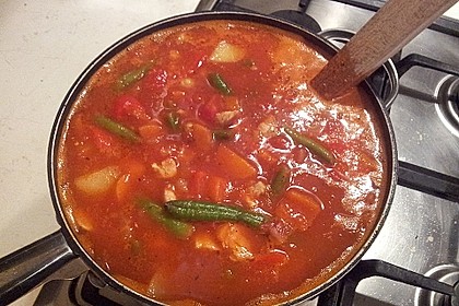 Afrikanische Tomatensuppe 9