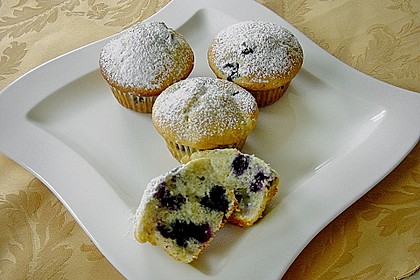 White Chocolate Blueberry Muffins 1