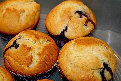 White Chocolate Blueberry Muffins 6