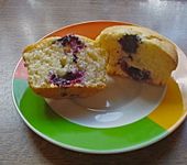 White Chocolate Blueberry Muffins (Bild)