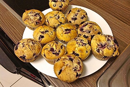 White Chocolate Blueberry Muffins 11