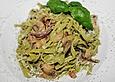 Spinat - Fettuccine in Champignonsauce