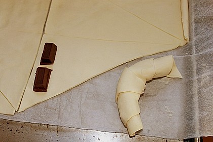 Gefüllte Schoko - Croissants 10