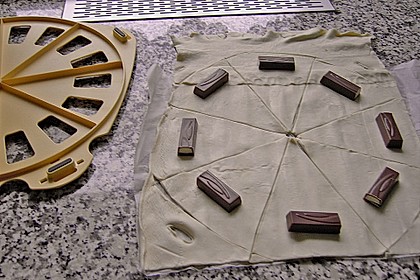 Gefüllte Schoko - Croissants 8