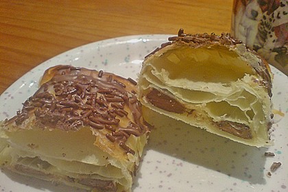 Gefüllte Schoko - Croissants 7