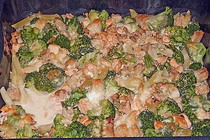 Nudel - Lachs - Brokkoli - Auflauf 11