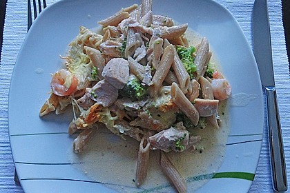Nudel - Lachs - Brokkoli - Auflauf 12