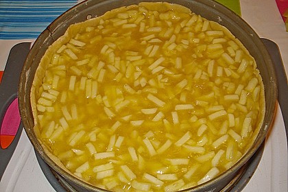Apfelkuchen mit Sahne - Zimt - Haube 12