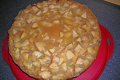 Apfelkuchen mit Sahne - Zimt - Haube 9