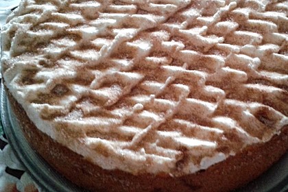 Apfelkuchen mit Sahne - Zimt - Haube 2