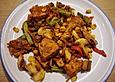 Indische Gem&uuml;sepfanne mit Huhn