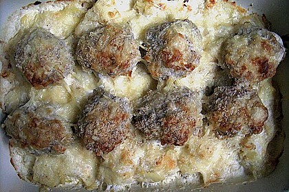 Frikadellen - Kartoffel - Auflauf