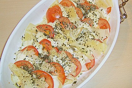 Tomaten - Mozzarella - Gratin