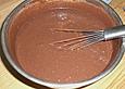 Schokoladenkuchen mit saurer Sahne