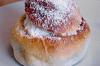 Schwedische Mandel - Sahne - Br&ouml;tchen