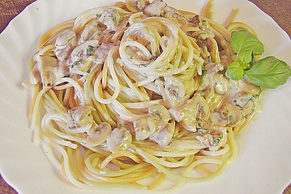 Makkaroni in Champignon - K&auml;se - So&szlig;e 1